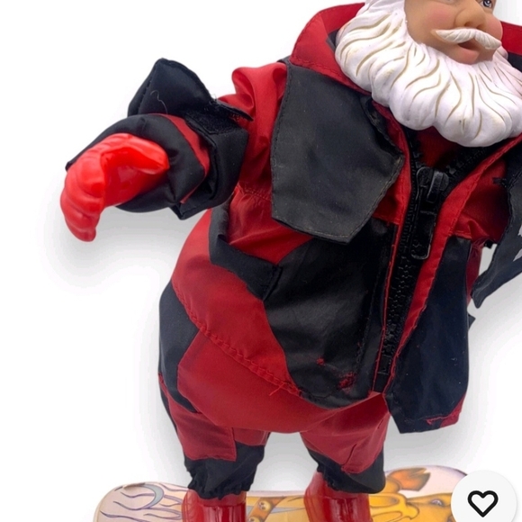 GEMMY Snowboarding Santa Boggies to the song Born to be Wild 2000 Animated Video - Picture 11 of 13